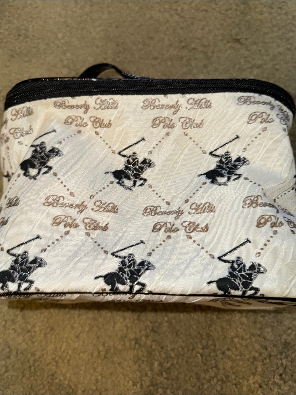 Vintage Beverly Hills Polo Club cosmetic bag Make Up